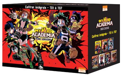 COFFRET INTEGRALE MY HERO ACADEMIA VOL. 1 A 7 + PRINT OFFERT