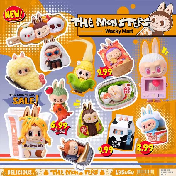 POP MART X THE MONSTERS LABUBU WACKY MART BLIND BOX FIGURE