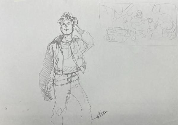 DESSIN ORIGINAL D'ERIC HERENGUEL - KONG CREW : VIRGIL