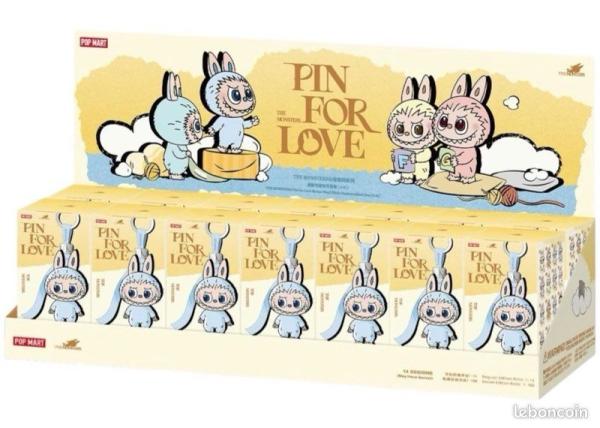 LABUBU THE MONSTERS PIN FOR LOVE SERIES A-M - BLIND BOX