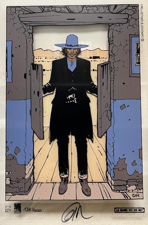 BLUEBERRY IMPRESSION SUR ACRYLIQUE SIGNÉE PAR JEAN GIRAUD - LIMITÉ A 600 EXEMPLAIRES