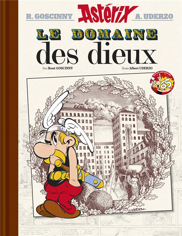 ASTERIX - LE DOMAINE DES DIEUX N 17 - EDITION LUXE - 65 ANS ASTERIX
