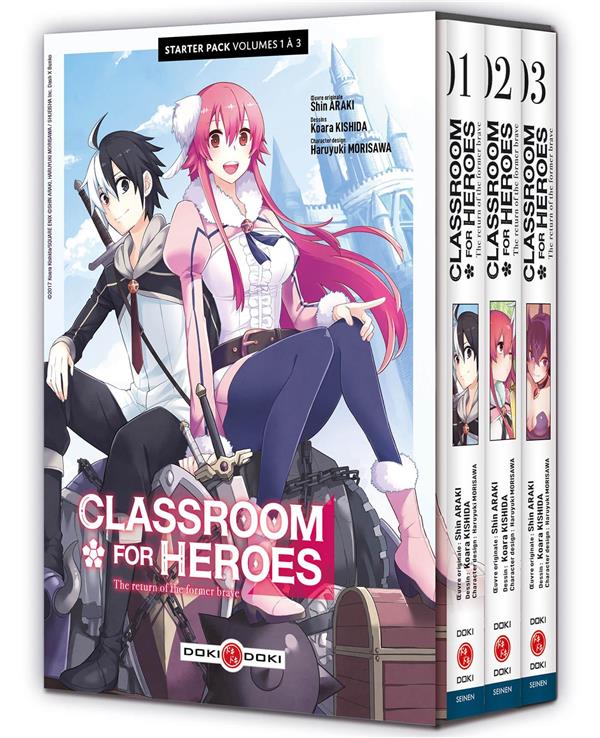CLASSROOM FOR HEROES - STARTER PACK VOL. 01-03