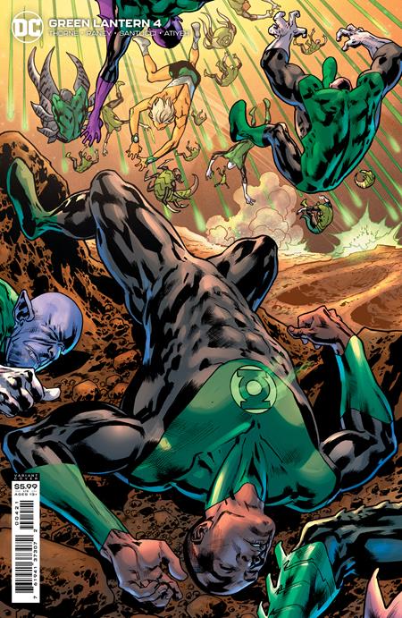 GREEN LANTERN #4 CVR B BRYAN HITCH CARD STOCK VAR