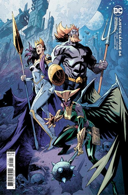 JUSTICE LEAGUE #64 CVR B JASON HOWARD CARD STOCK VAR