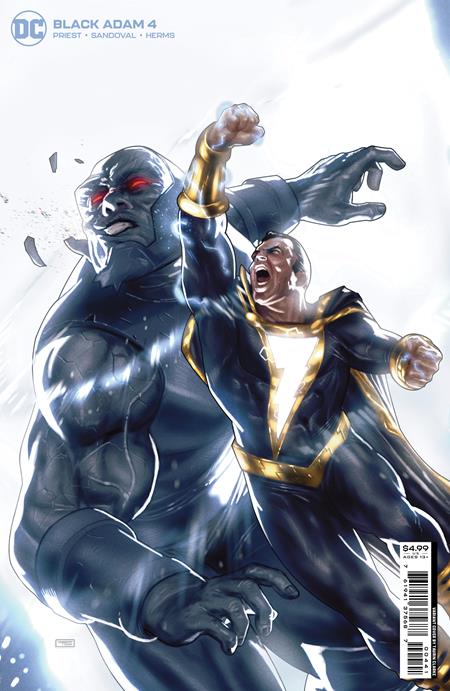 BLACK ADAM #4 CVR C TAURIN CLARKE CARD STOCK VAR