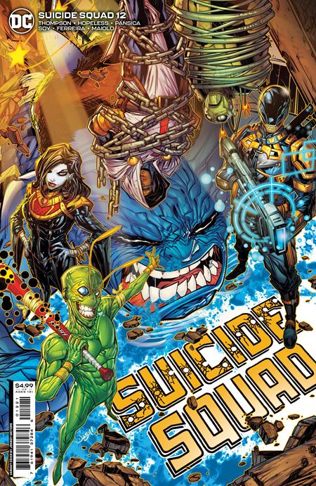 SUICIDE SQUAD #12 (2019) CVR B JONBOY MEYERS CARD STOCK VAR