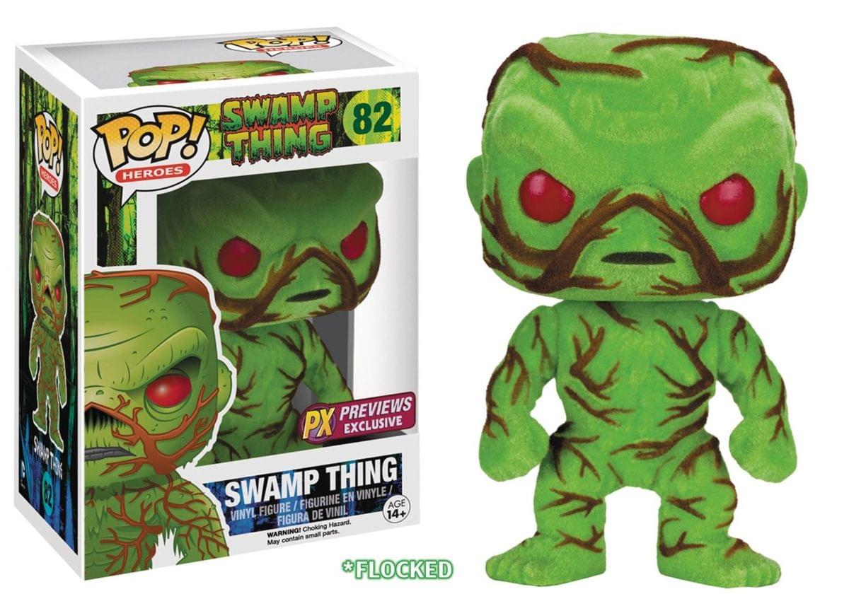 Swamp Thing Flocked 82