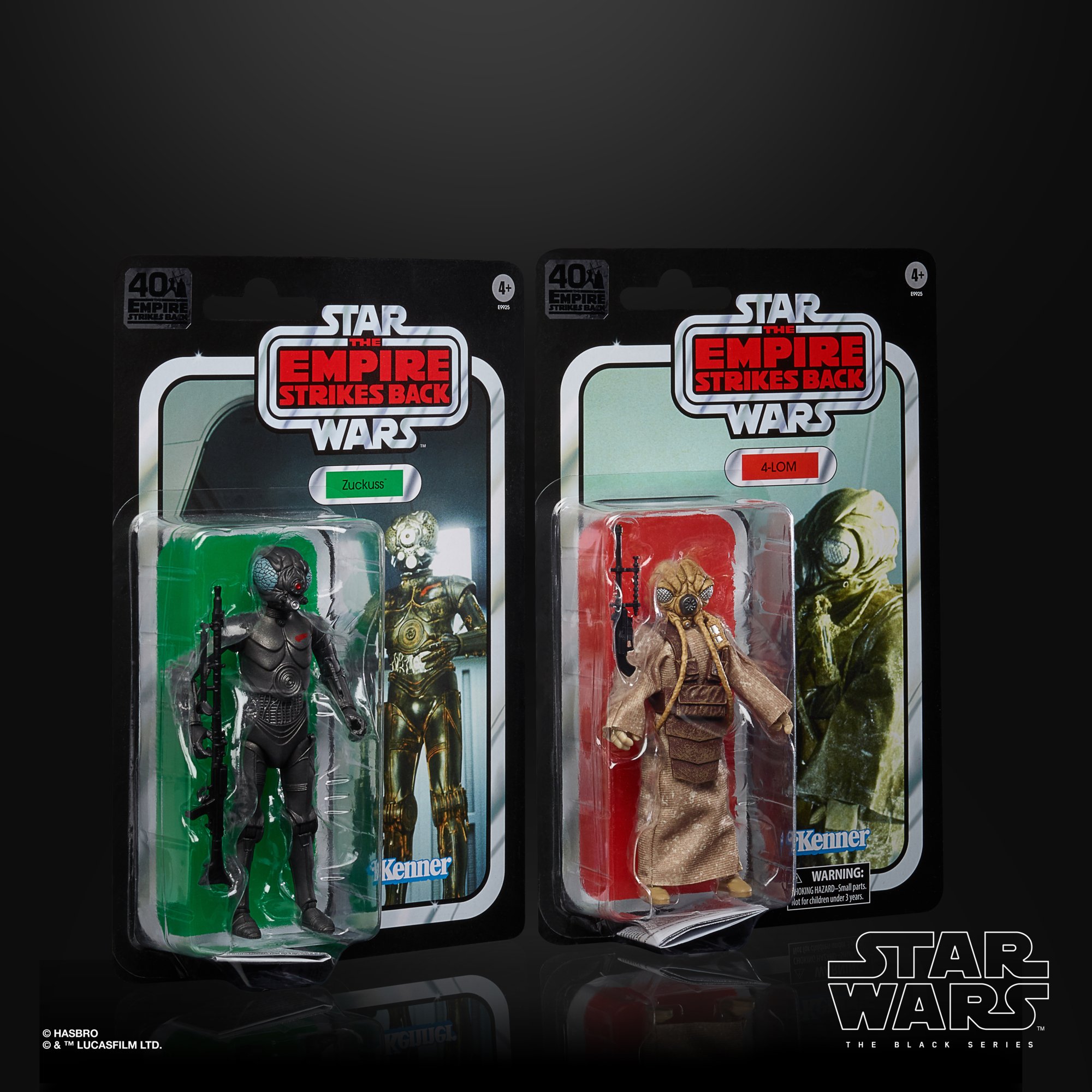 40th Anniversary Empire Strikes Back 4-LOM & Zuckuss 2-Pack