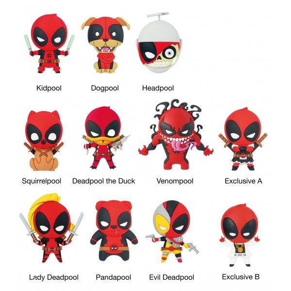 MONOGRAM PORTE-CLÉS DEADPOOL SERIES 3