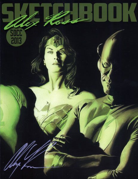 ALEX ROSS SKETCHBOOK 2013 SIGNED