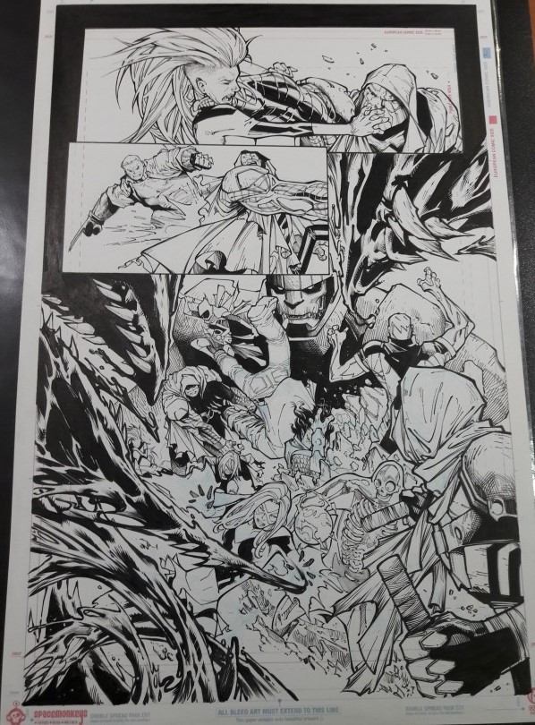 EXTRAORDINARY X-MEN 10, PAGE 1 BY HUMBERTO RAMOS AND VICTOR OLAZABA