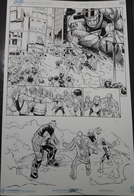 EXTRAORDINARY X-MEN 8, PAGE 7 BY HUMBERTO RAMOS AND VICTOR OLAZABA