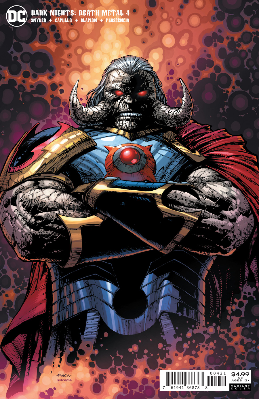 DARK NIGHTS DEATH METAL #4 (OF 7) FINCH DARKSEID VAR