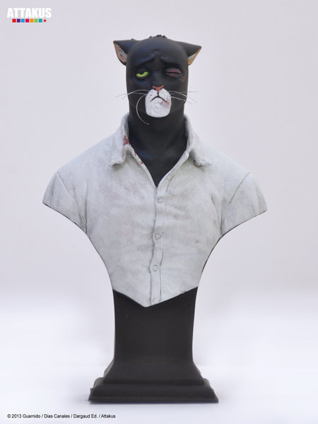 MINI-BUSTE JOHN BLACKSAD#3 GUEULE CASSEE