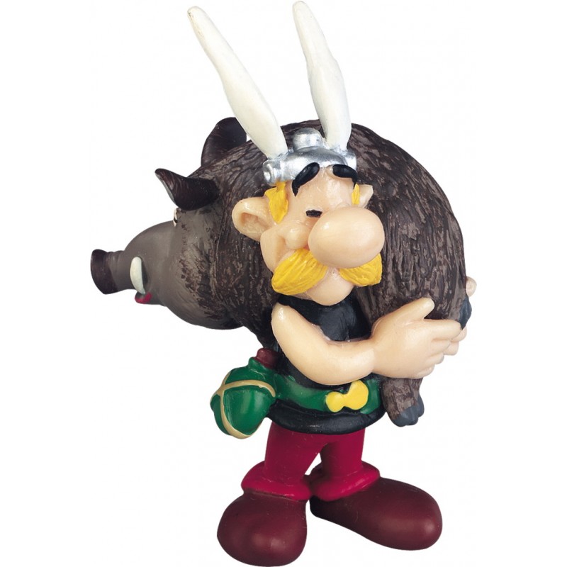 FIGURINE ASTÉRIX PORTANT UN SANGLIER