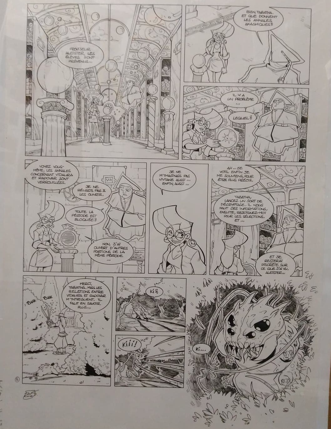 LE COLLEGE INVISIBLE T5 PLANCHE 16 PAR REGIS DONSIMONI