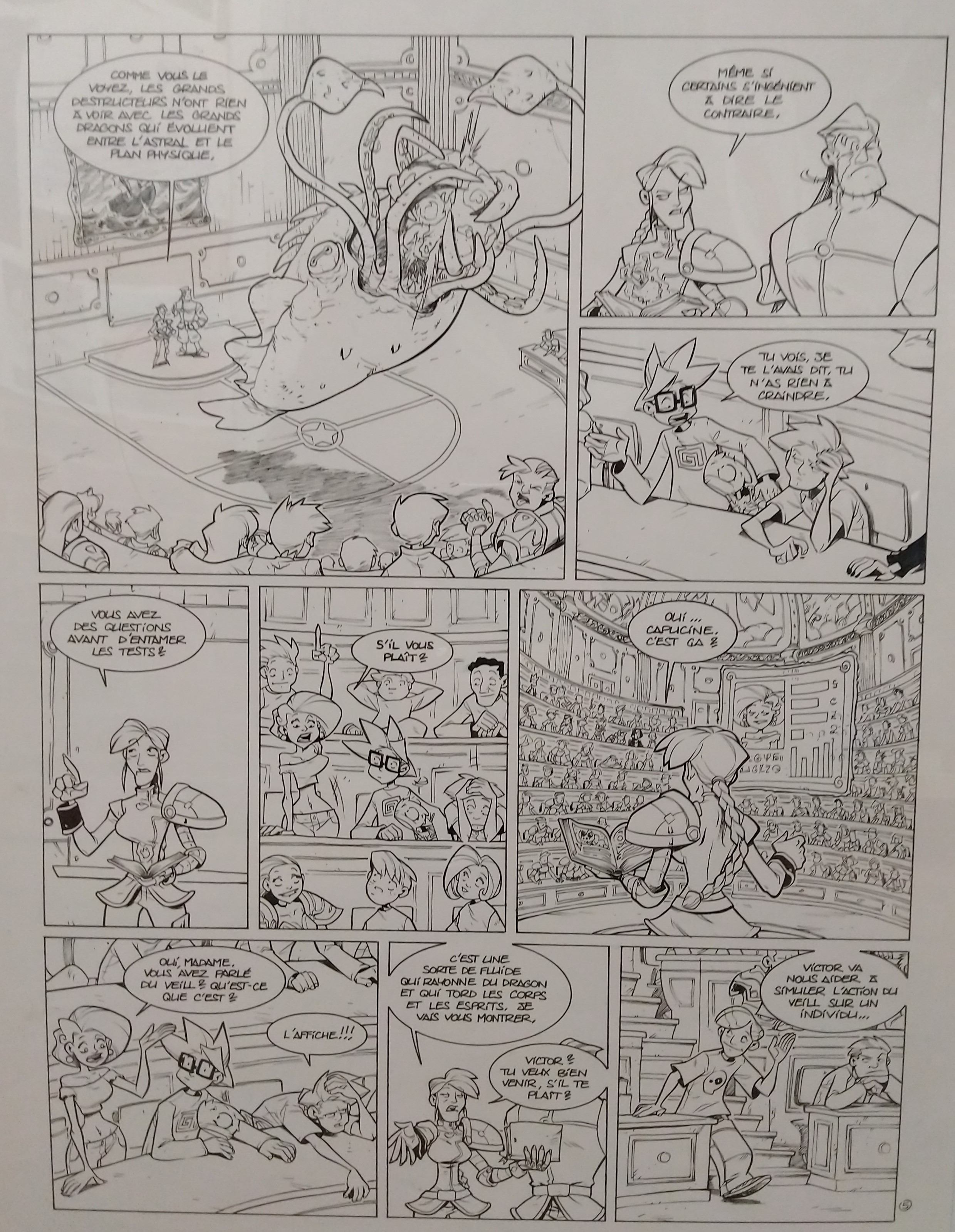 LE COLLEGE INVISIBLE T5 PLANCHE 5 PAR REGIS DONSIMONI