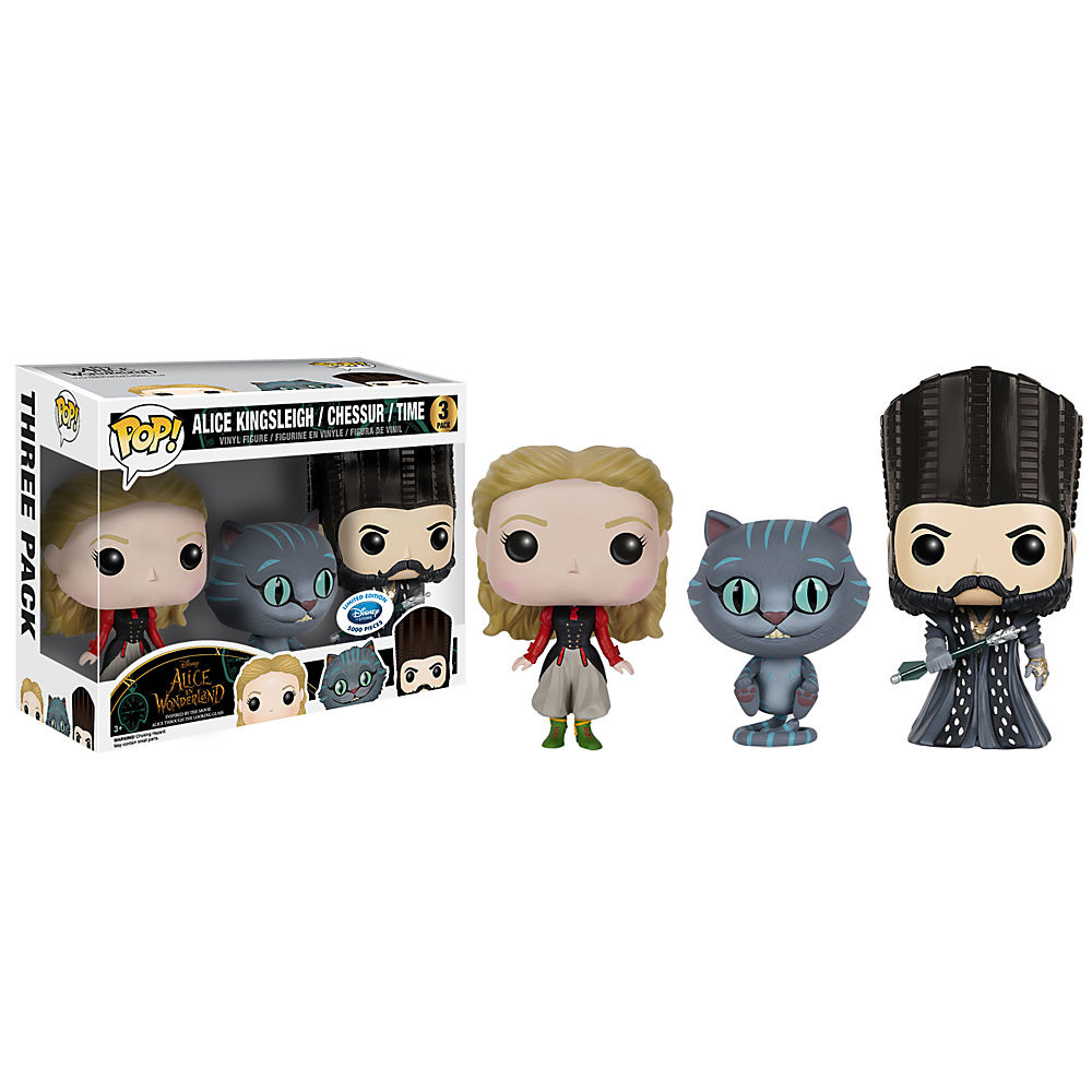 3-Pack Alice Kingsleigh / Chessur / Time