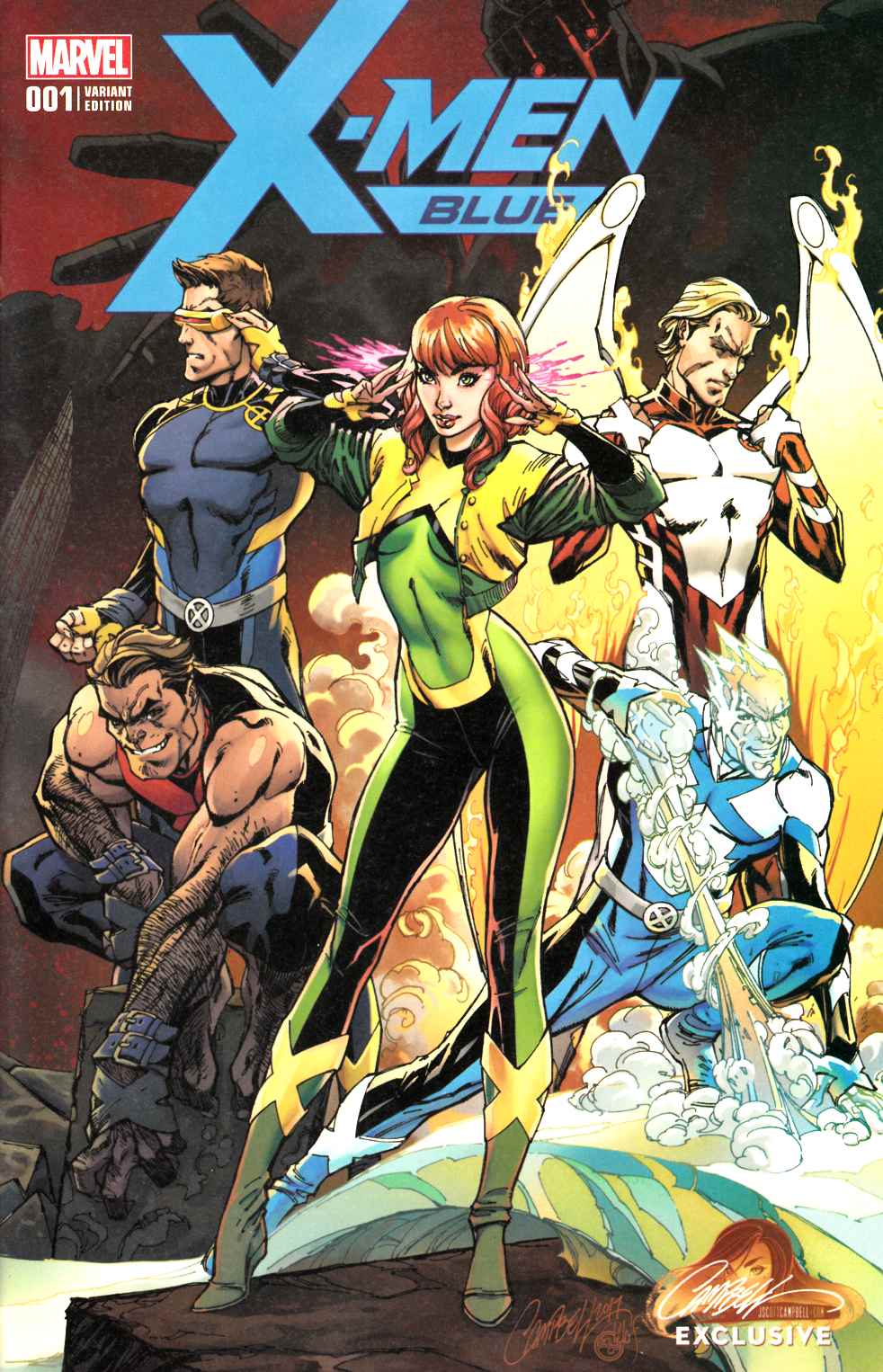 X-MEN BLUE #1 CAMPBELL EXCLUSIVE A