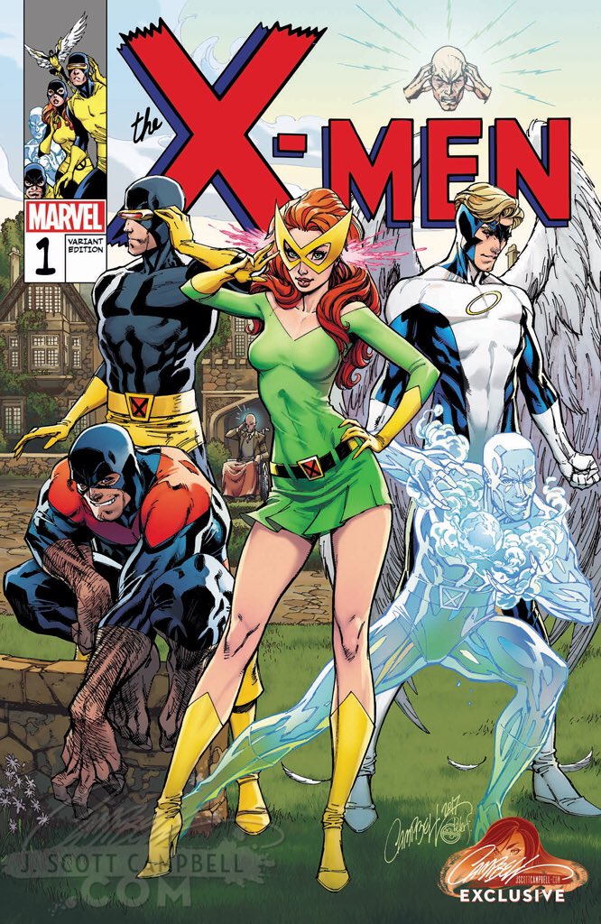 X-MEN BLUE #1 CAMPBELL EXCLUSIVE B