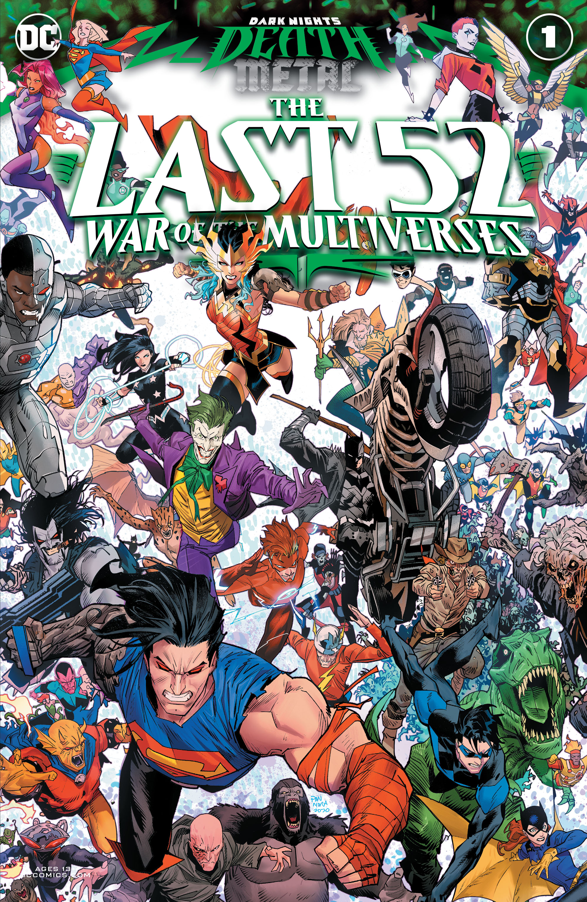 DARK NIGHTS DEATH METAL THE LAST 52 WAR OF THE MULTIVERSES #1