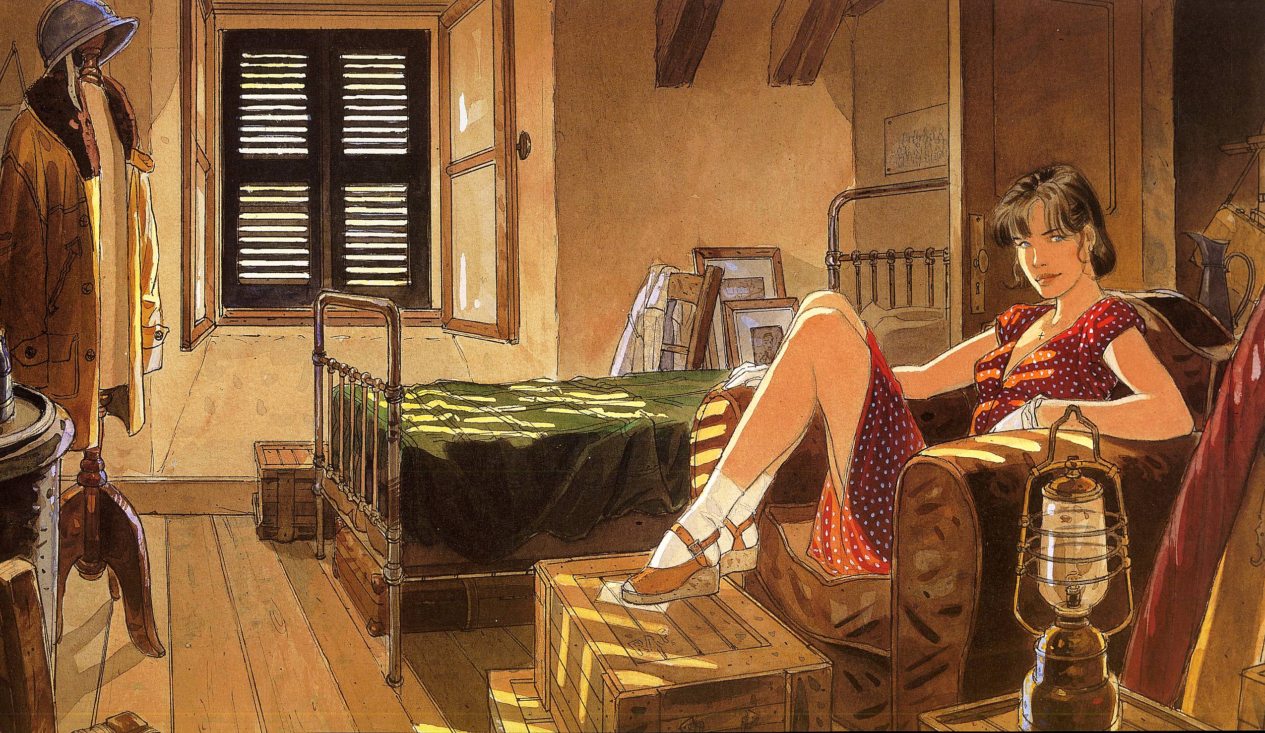 Affiche offset CECILE Le Sursis PAR JEAN PIERRE GIBRAT 100X50 CM