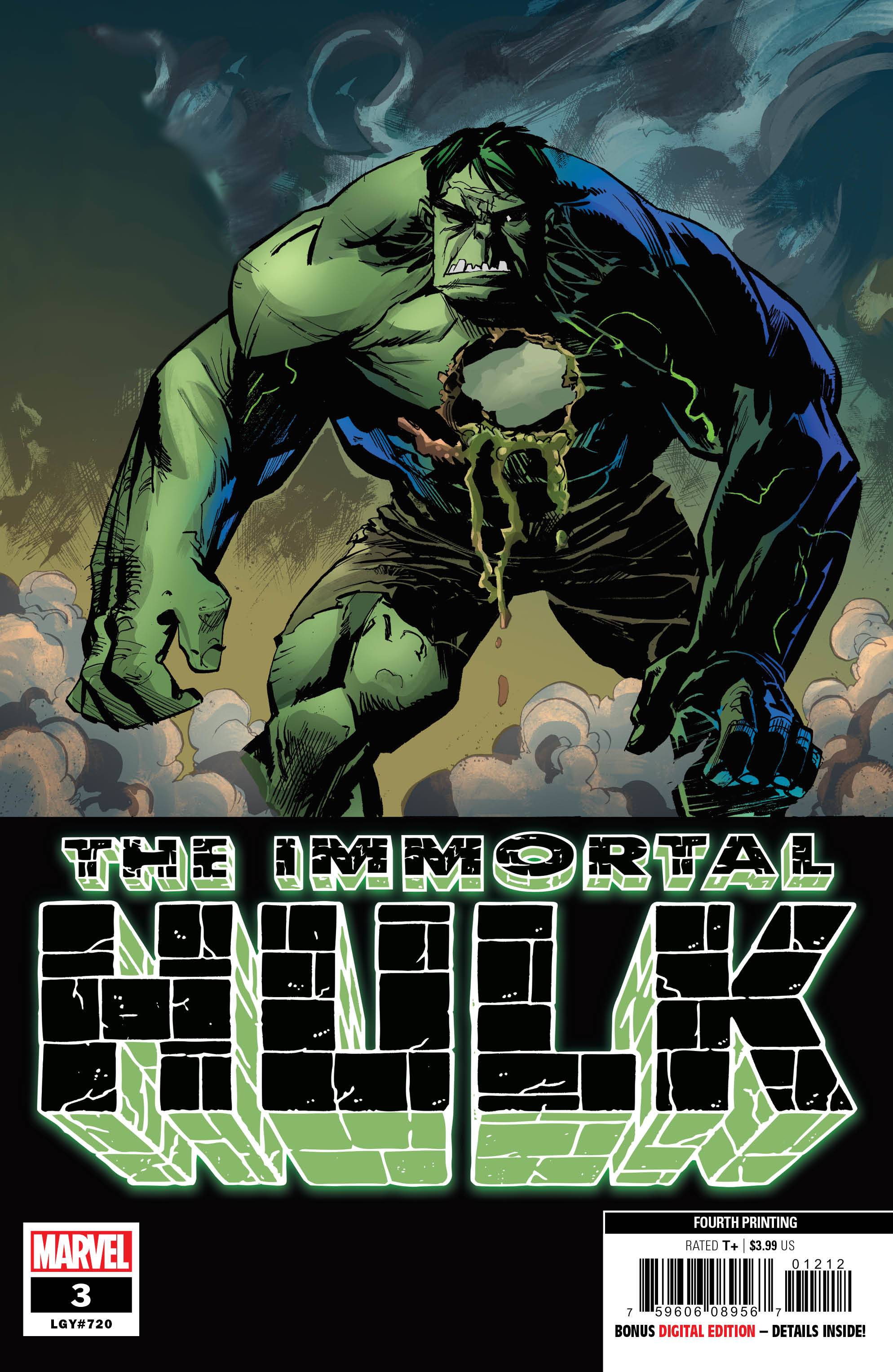 IMMORTAL HULK #3 4TH PTG BROWN VAR