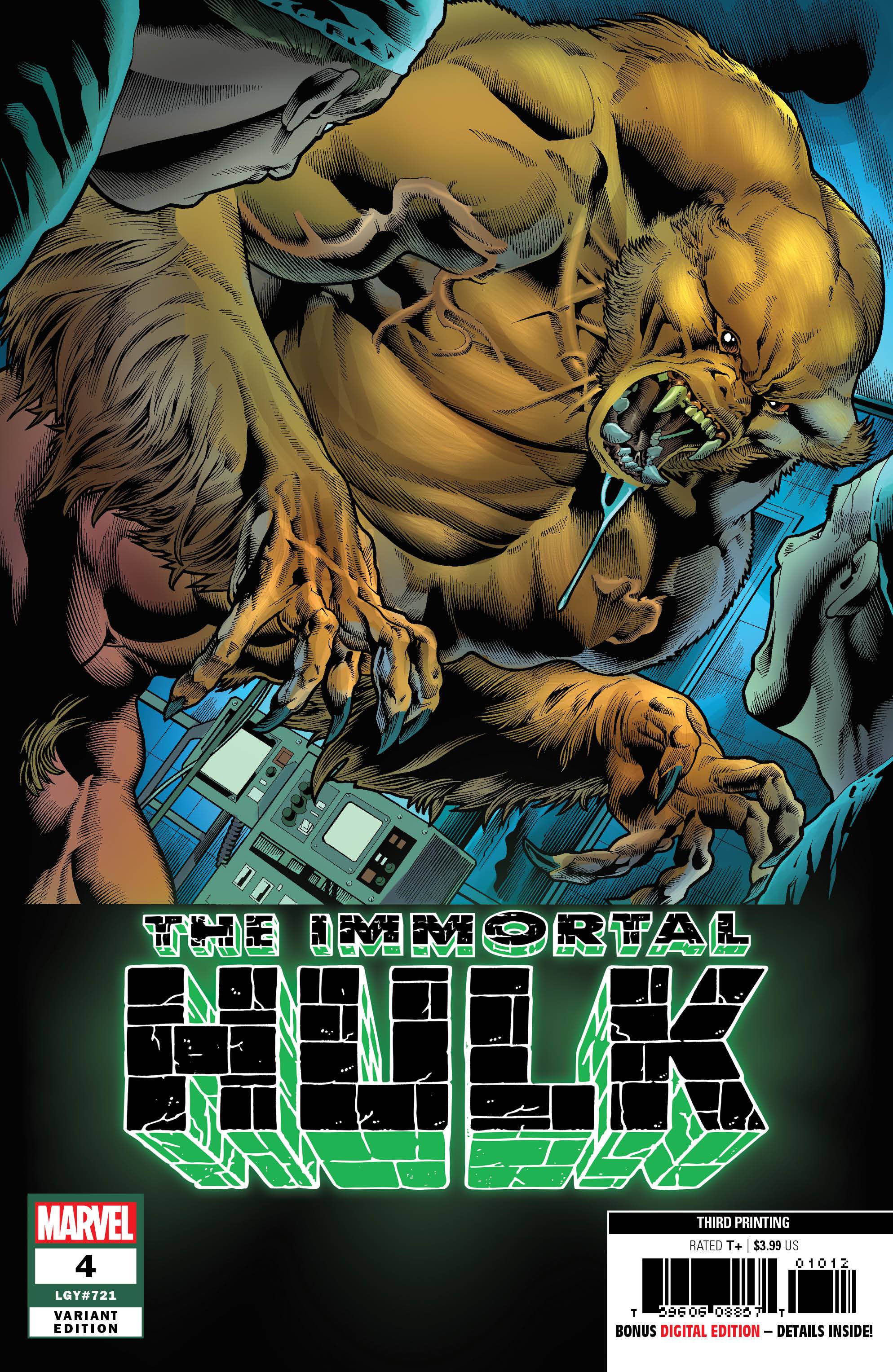 IMMORTAL HULK #4 3RD PTG BENNETT VAR