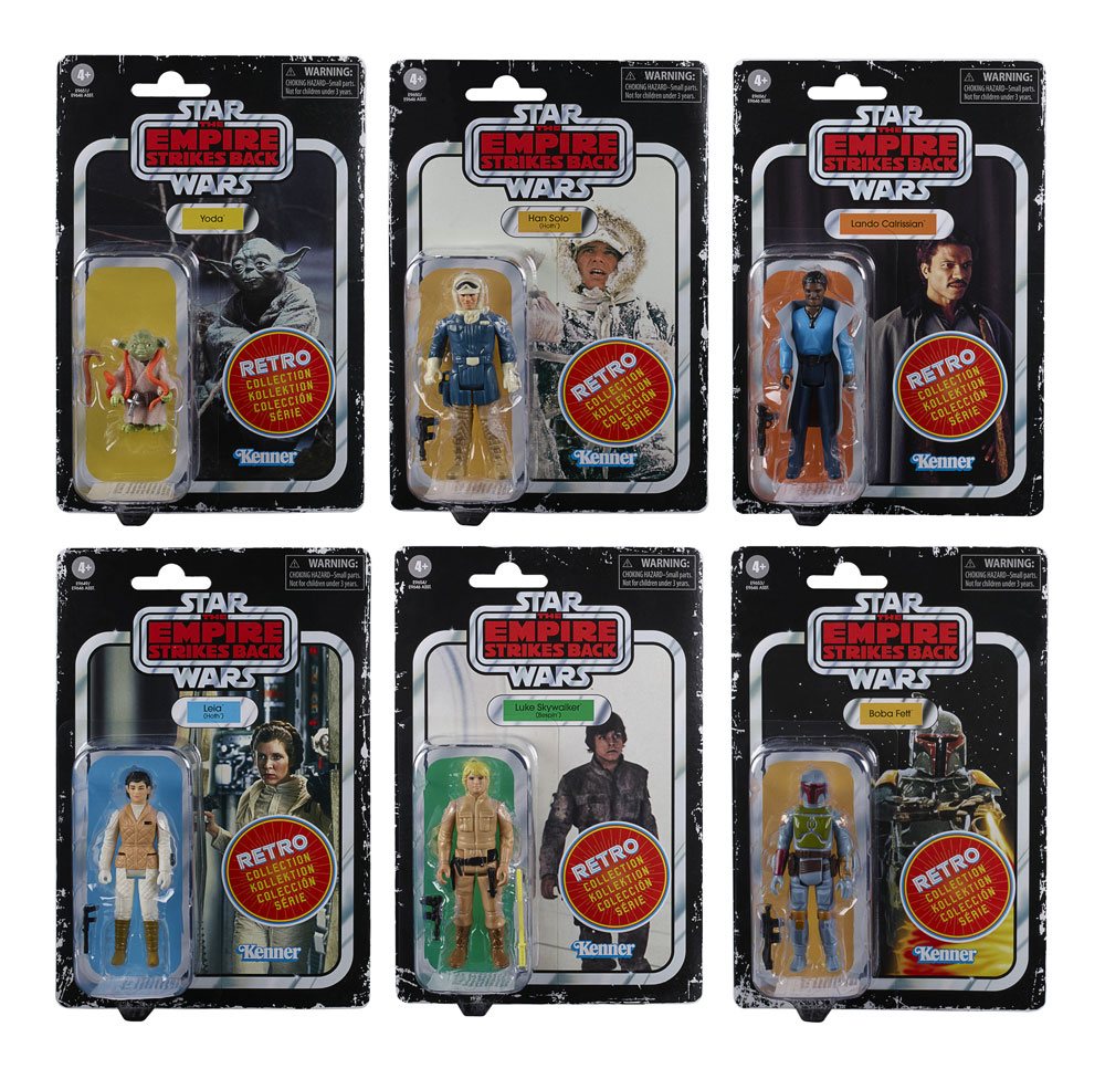 Assortiment 6 Figurine Retro The Empire Strikes Back