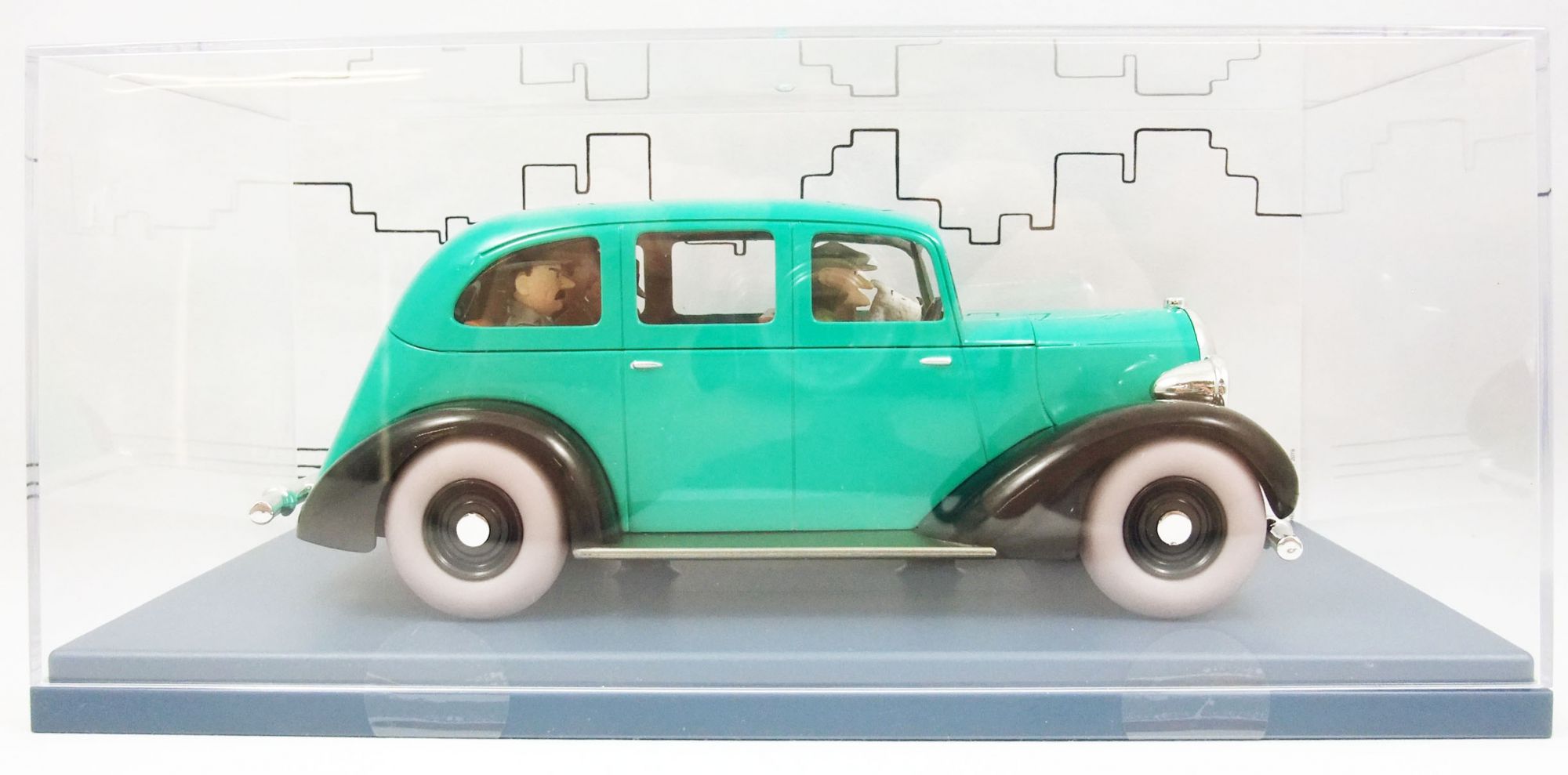 FIGURINE TINTIN - LA VOITURE DES GANGSTERS