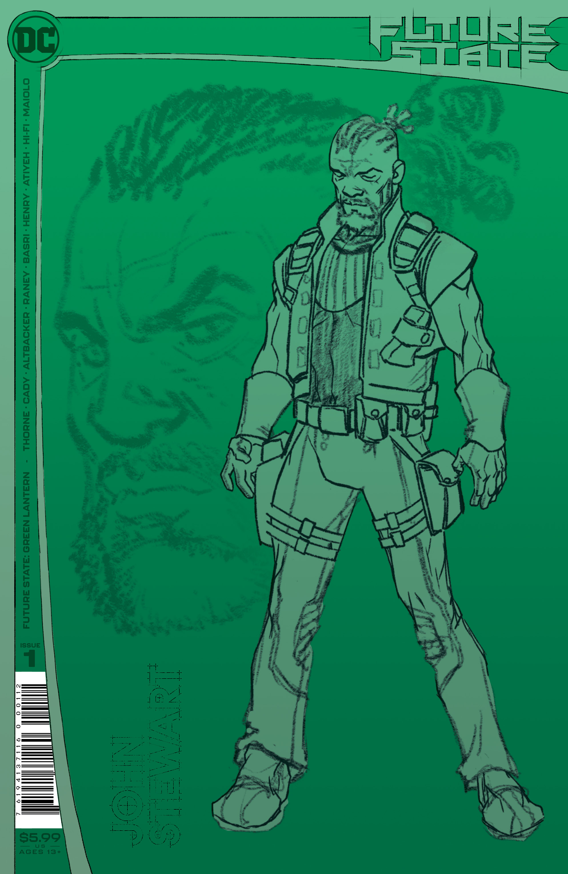 FUTURE STATE GREEN LANTERN #1 (OF 2) 2ND PRINTING