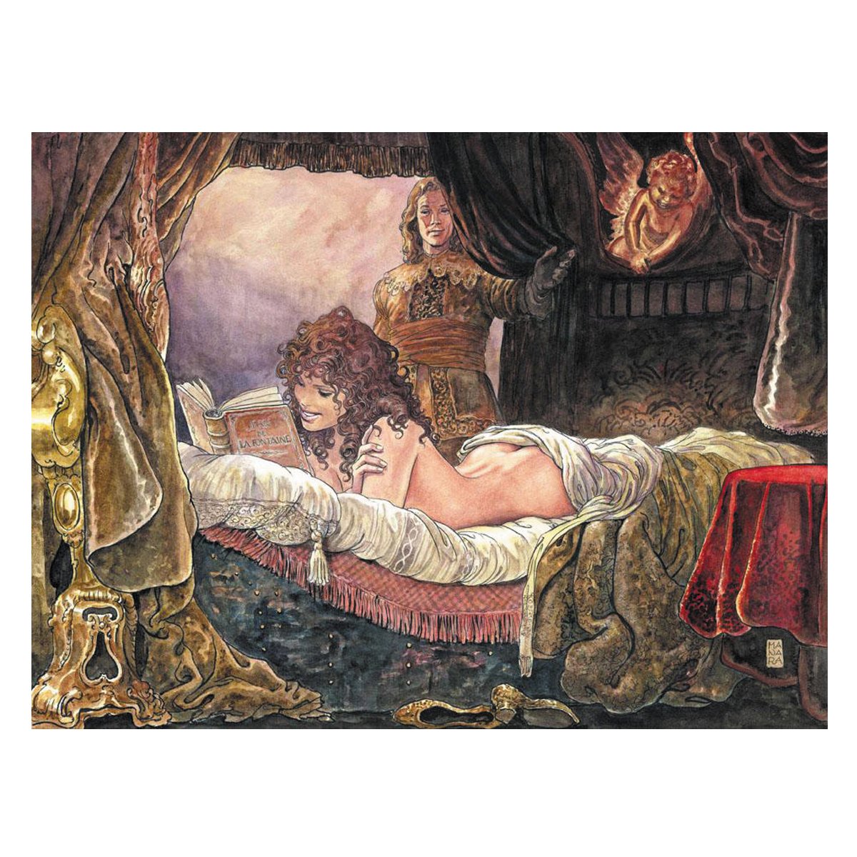 POSTER MANARA - FAVOLE LIBERTINE
