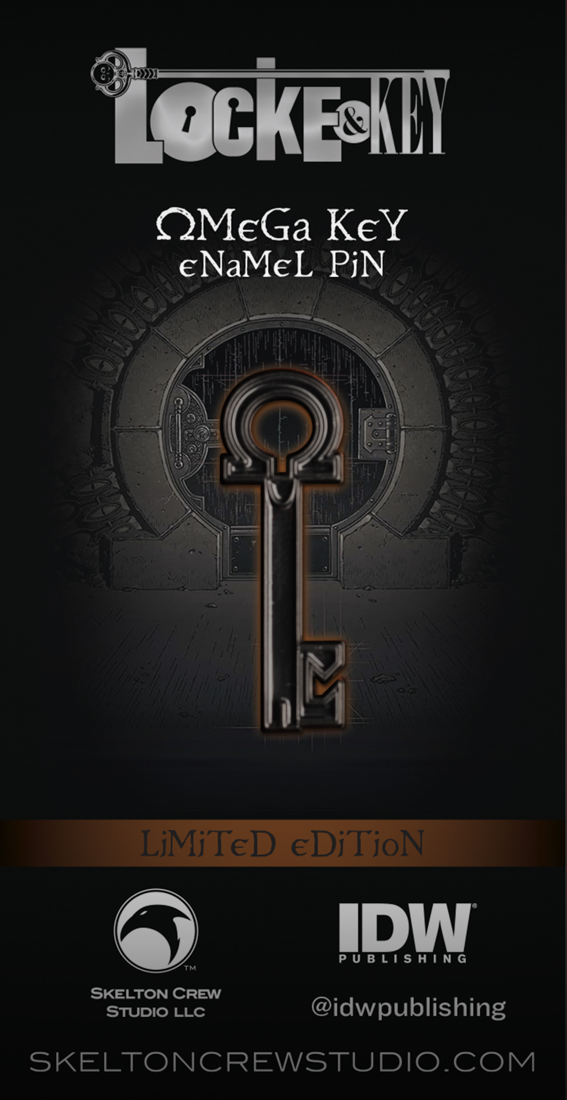 PINS LOCKE AND KEY OMEGA KEY