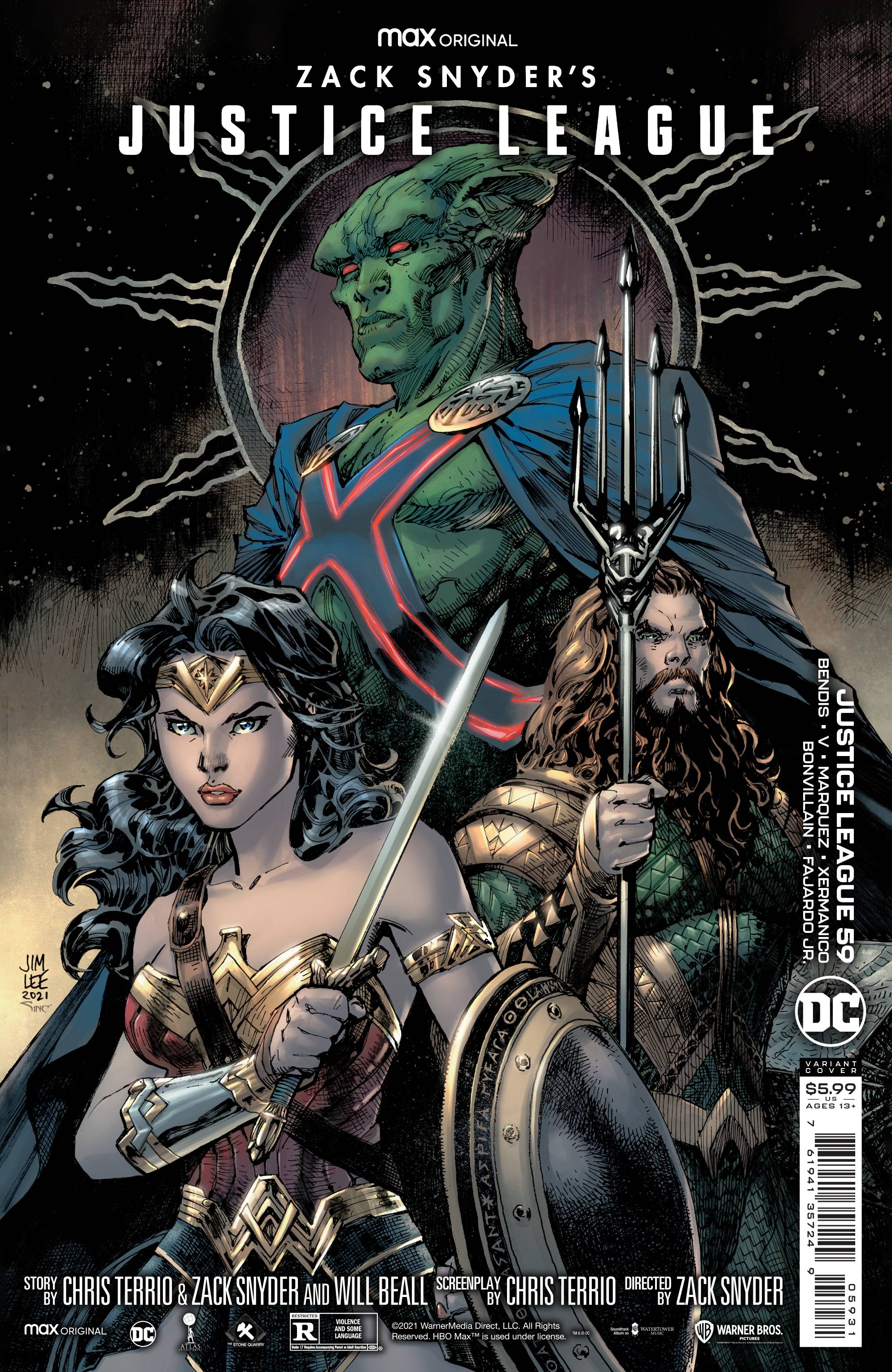 JUSTICE LEAGUE #59 CVR C JIM LEE SNYDER CUT VAR