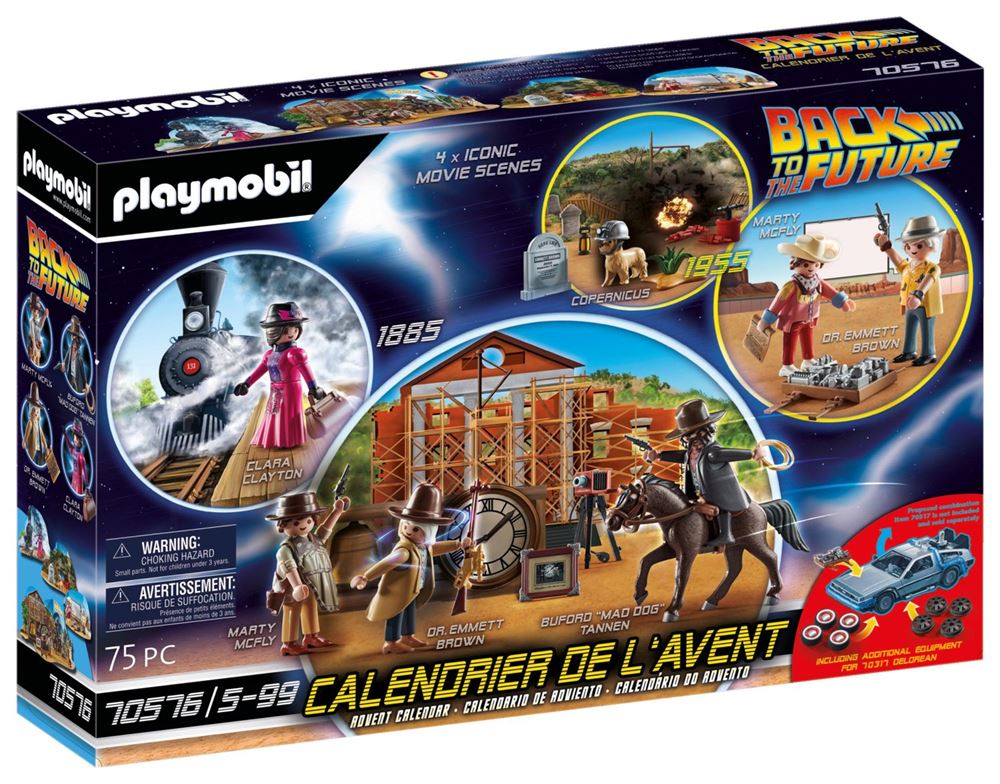 PLAYMOBIL Back To The Future Calendrier de L'Avent 1885 70574