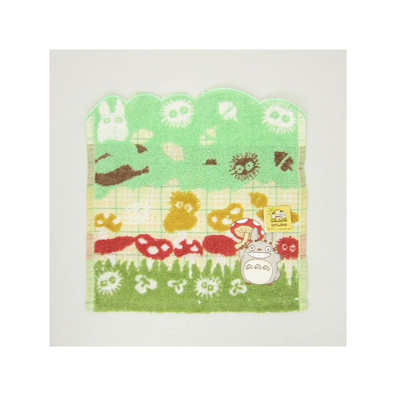 Mon Voisin Totoro - Serviette Totoro Dans l'Herbe 25x25 cm