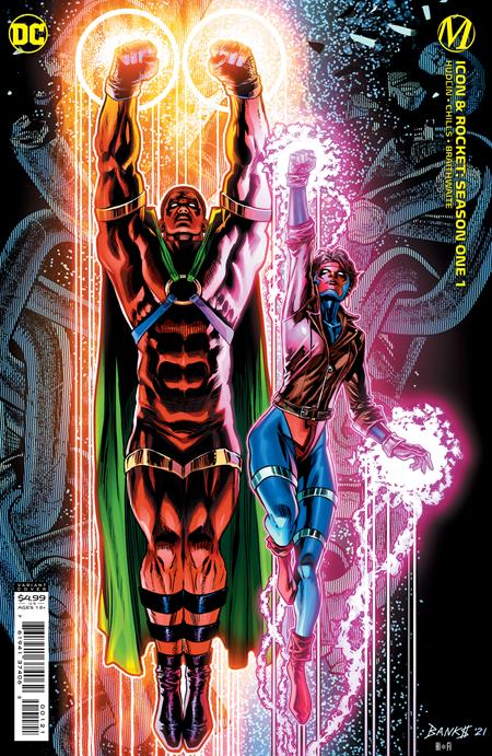 ICON & ROCKET SEASON ONE #1 (OF 6) CVR C BANKS OLD SCHOOL CARD STOCK VAR