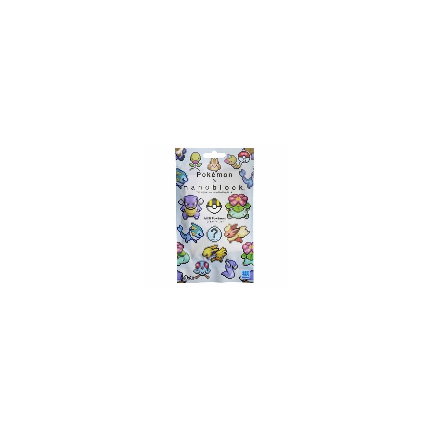 Pokemon Nanoblock: Mini Pokemon Blind Pack Vol.3