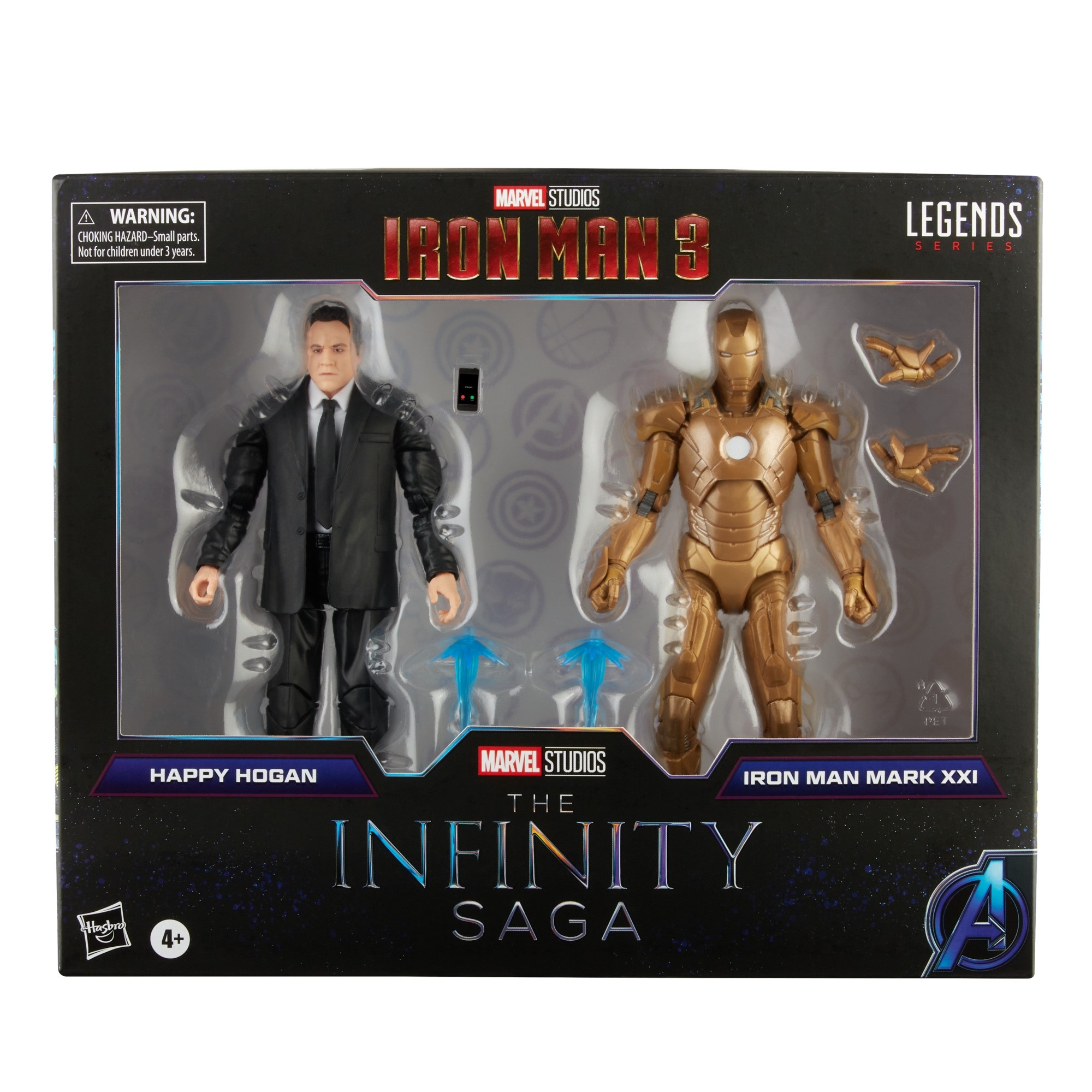 Marvel Legends The Infinity Saga Happy Hogan & Iron Man Mark XXI 2-pack