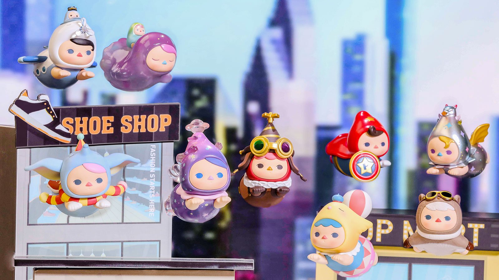 Pop Mart x Pucky Flying Babies Series