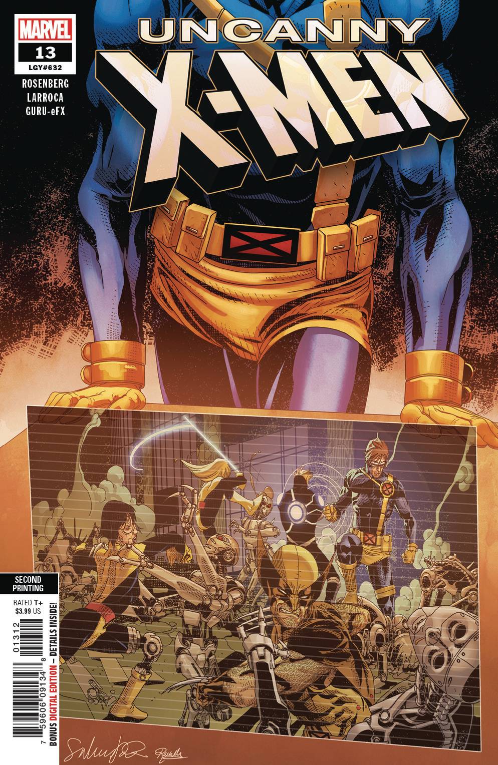 UNCANNY X-MEN #13 2ND PTG LARROCA VAR