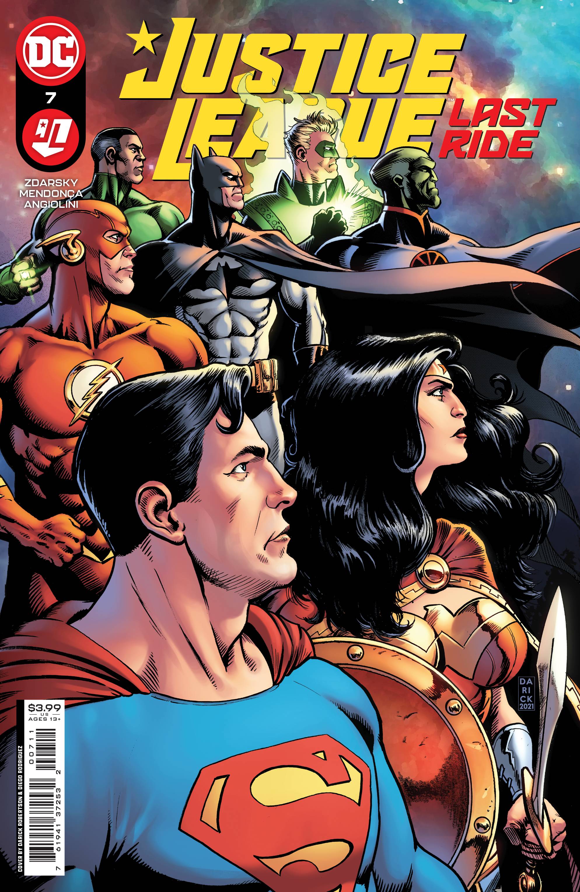 JUSTICE LEAGUE LAST RIDE #7 (OF 7) CVR A DARICK ROBERTSON