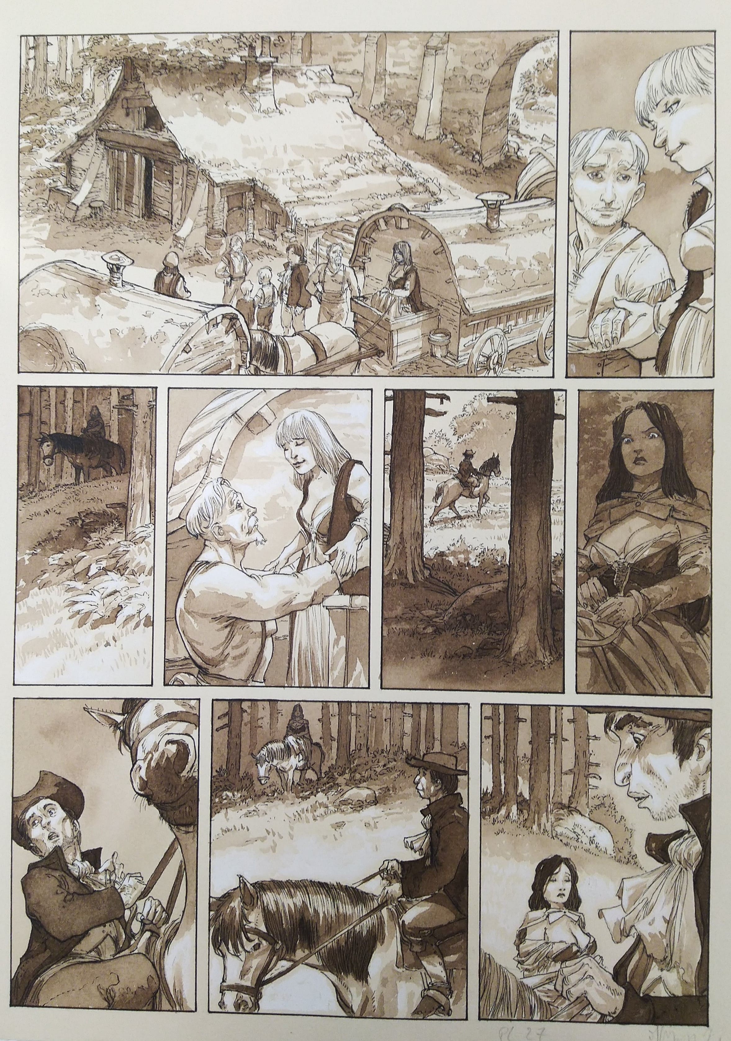 BLANCHE NEIGE -PLANCHE - PAR FABRICE MEDDOUR