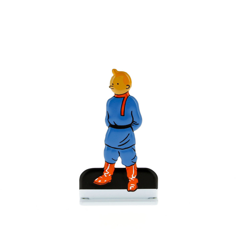 TINTIN - FIGURINE TINTIN AU PAYS DES SOVIETS EN ETAIN