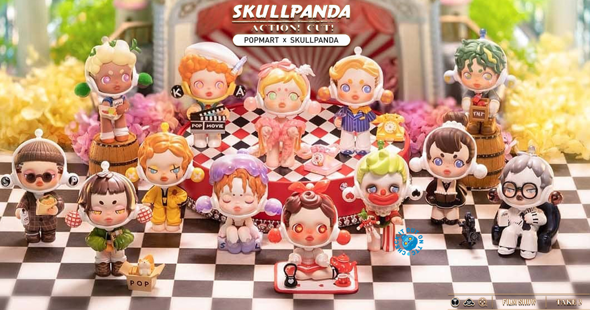 Pop Mart x SkullPanda Action Cut!