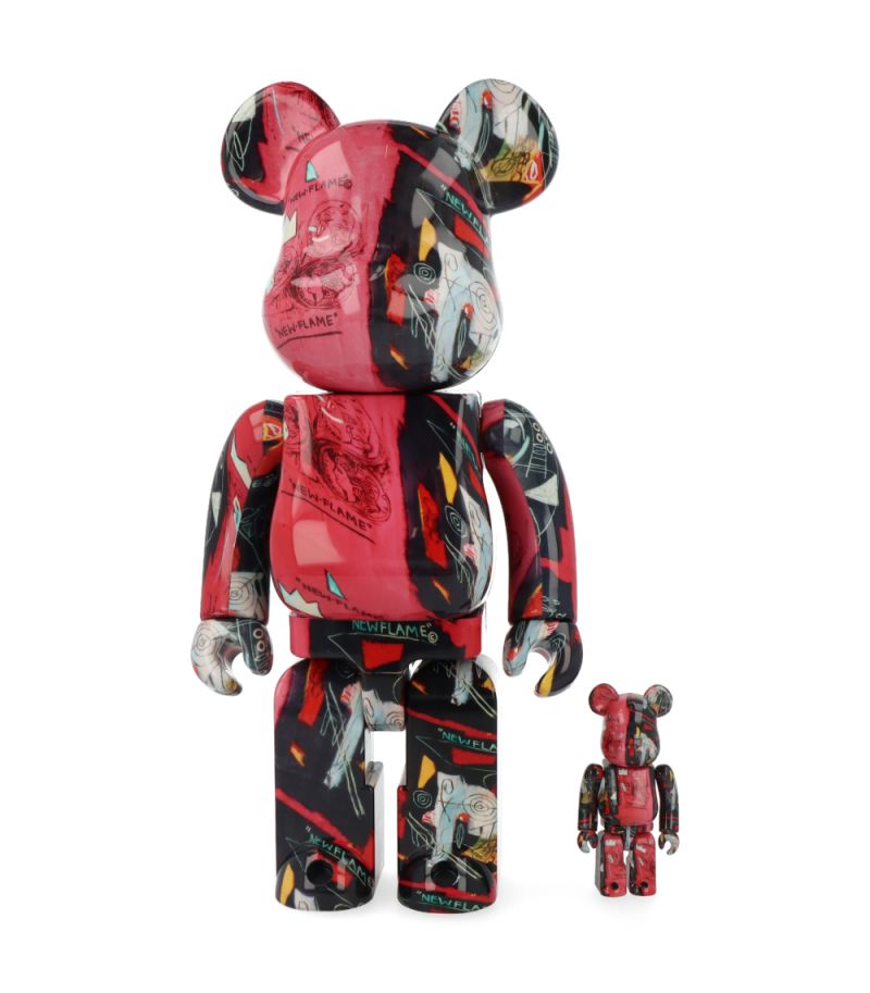 Medicom Bearbrick Warhol X Basquiat #1 400% + 100%