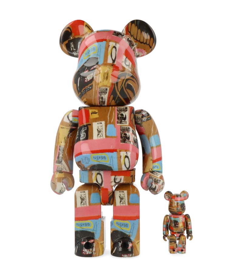 MEDICOM BEARBRICK WARHOL X BASQUIAT #2 400% + 100%