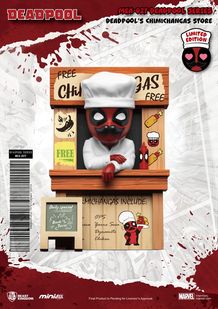 Mini Egg Attack Méa-027 Deadpool Series Deadpool's Chimichangas Store