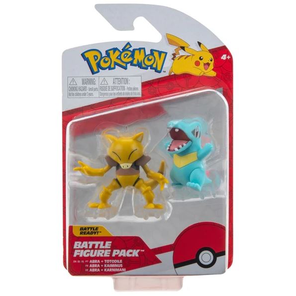 Pokemon Battle Figure - Abra & Totodile